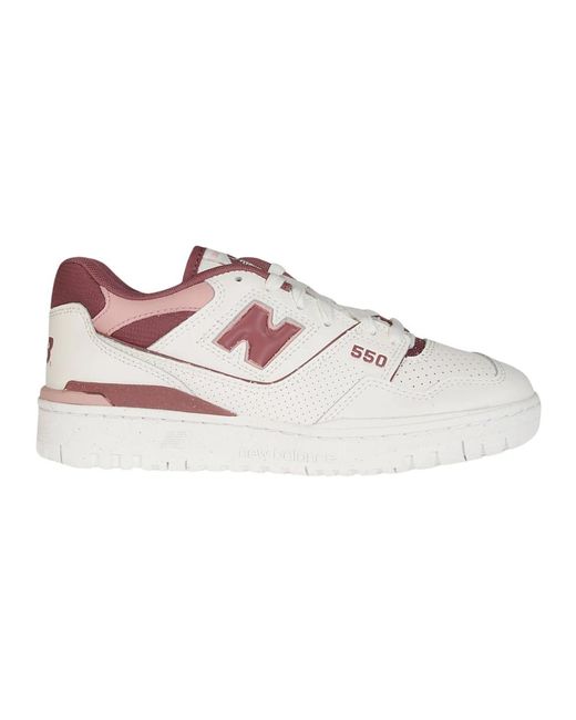 Zapatillas blancas y rosas New Balance de color Pink