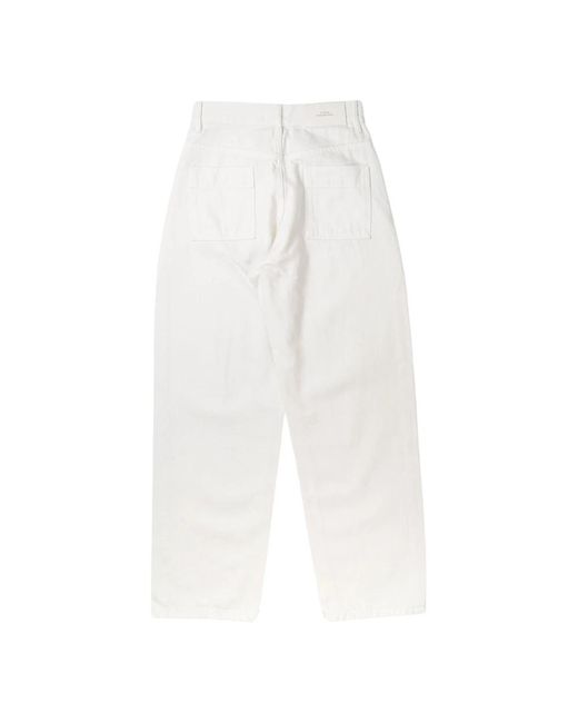 Studio Nicholson White Loose-fit jeans