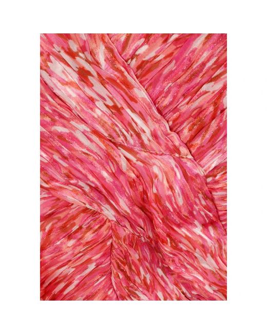 Notre-v Kleedjes ,Rood ,Elegante Roze Maxi Jurk in het Red