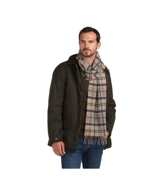 Barbour Gray Winter Scarves for men