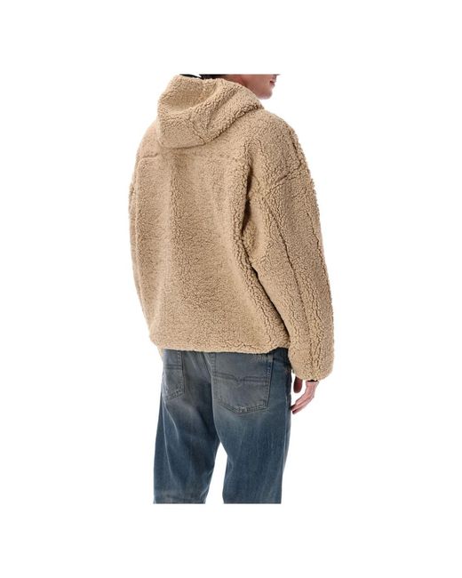 DIESEL Natural Faux Fur & Shearling Jackets for men