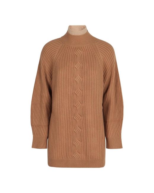 Turtlenecks Max Mara de color Brown