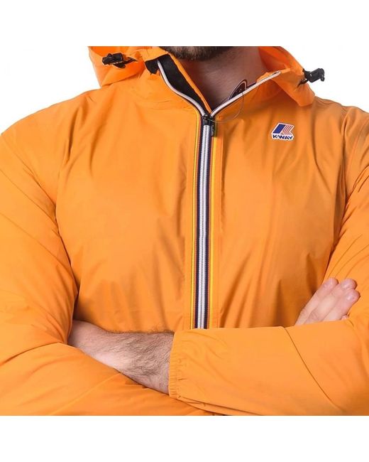 K-Way Orange Light Jackets for men