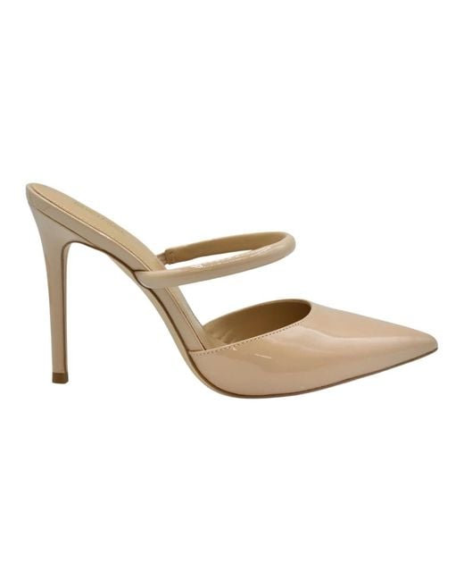 Michael Kors White Heeled Mules