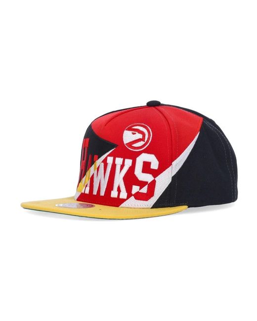 Caps Mitchell & Ness en coloris Red