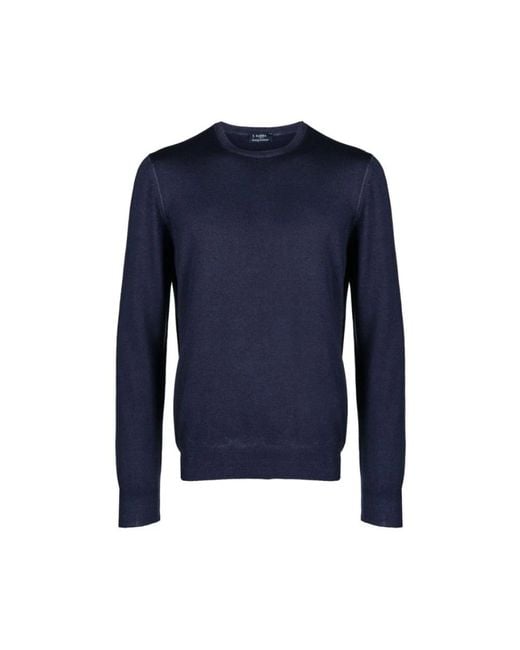 Barba Napoli Blue Sweatshirts for men
