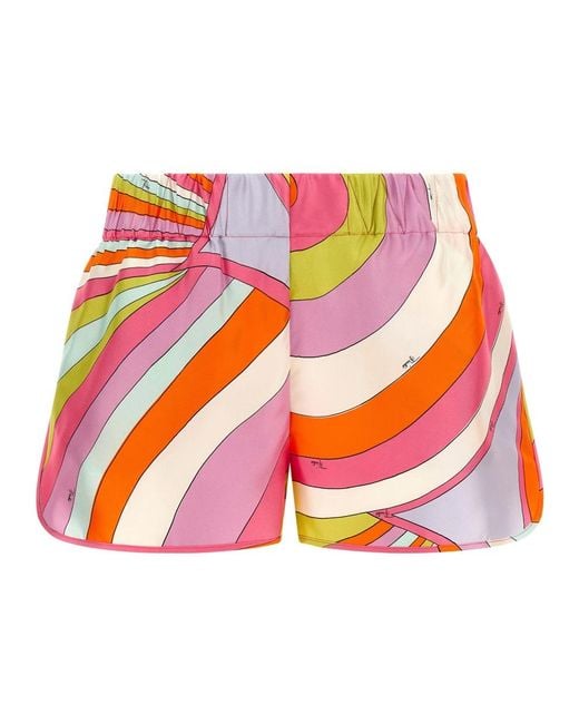 Emilio Pucci Pink Short Shorts