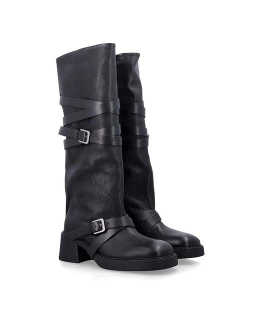 Miista Black Heeled Boots