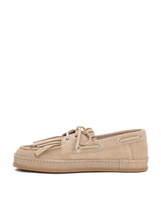 Hogan Natural Mocassino Frangia Cam Corda