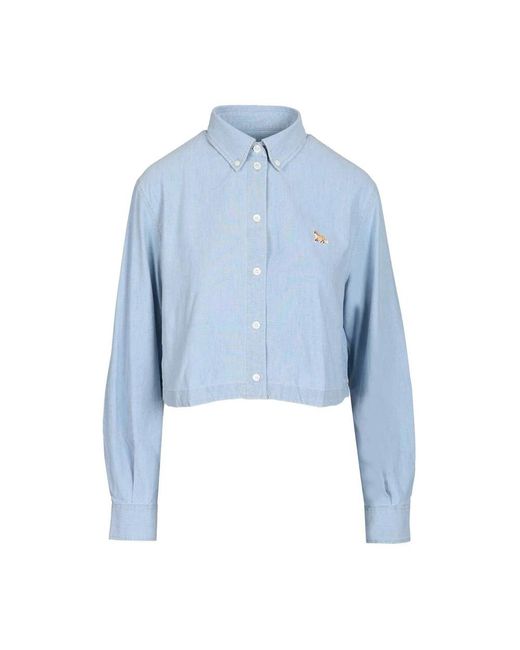 Maison Kitsuné Blue Shirts