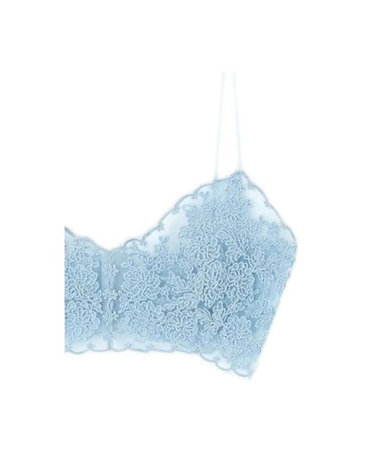 Ermanno Scervino Blue Sleeveless Tops