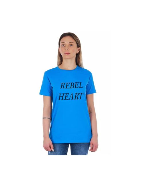 Frankie Morello Blue T-Shirts
