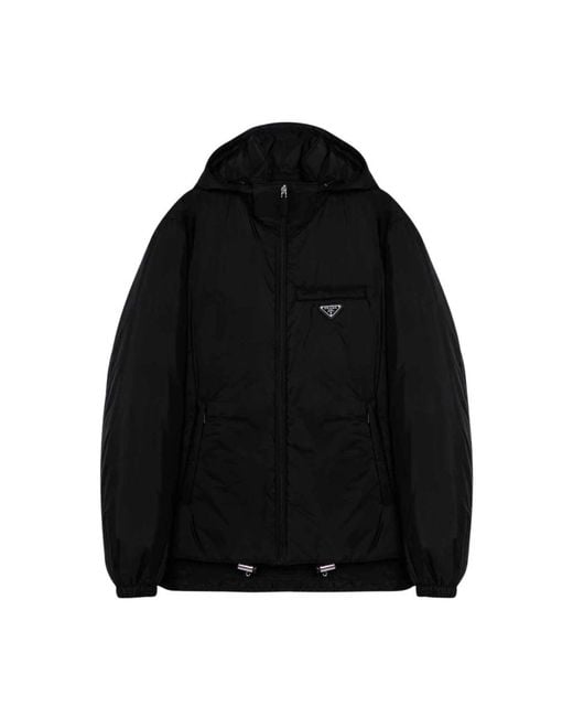 Prada Black Light Jackets for men