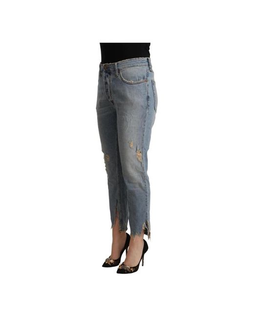 CYCLE Blue Cropped Jeans