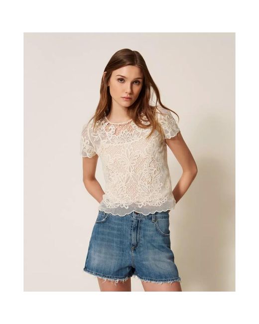 Twinset Natural Blouses