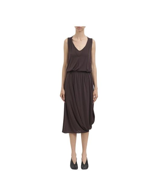 Lemaire Brown Midi Dresses