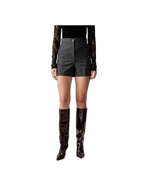 Pinko Solanum Shorts in het Black