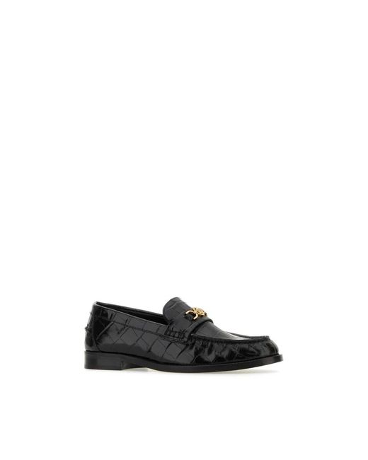 Versace Black Loafers