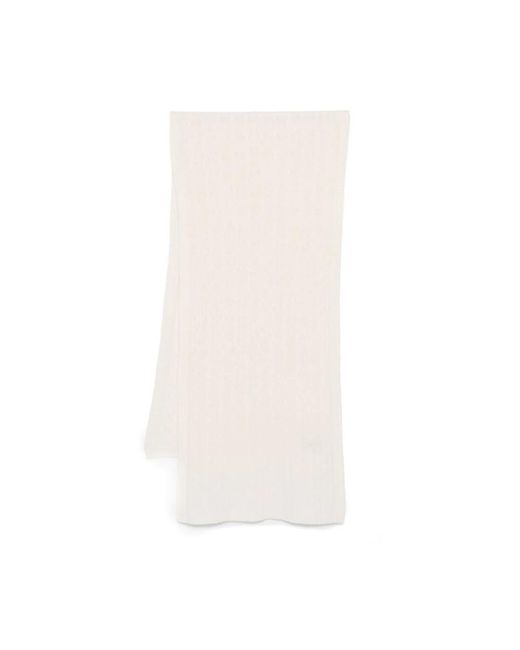 Lady Anne White Winter Scarves