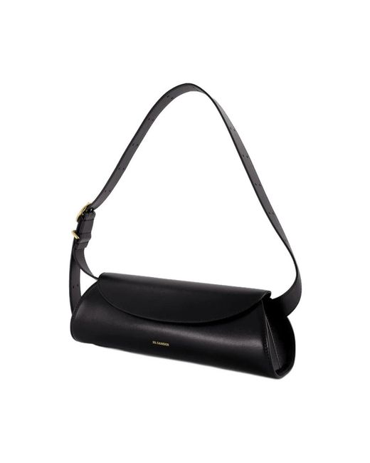 Jil Sander Black Cannolo Small