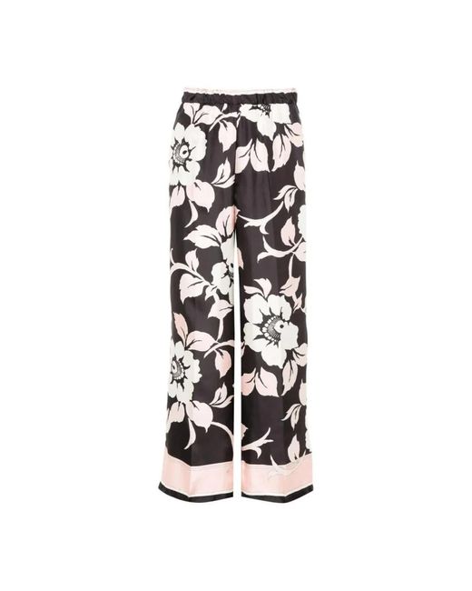 P.A.R.O.S.H. Black Wide Trousers