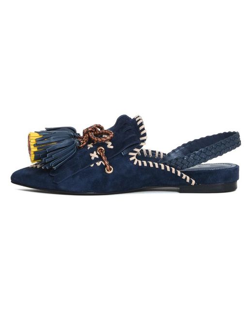 Elena Iachi Blue Ballerinas
