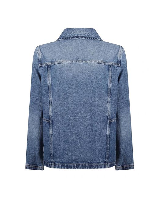 Fay Jassen ,Blauw ,Denim Denim Jack Made in het Blue