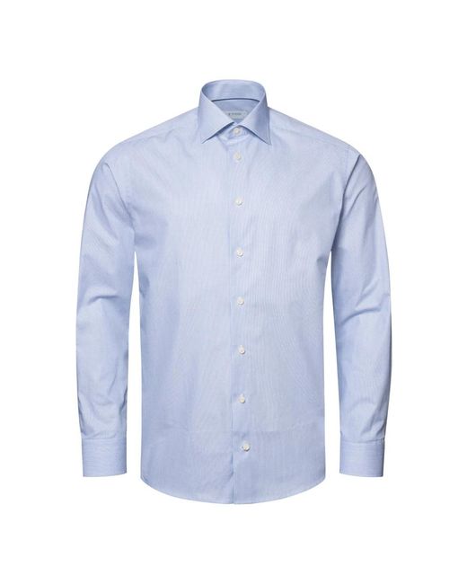 Eton of Sweden Blue Formal Shirts for men
