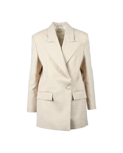Nineminutes Blazer in het Natural