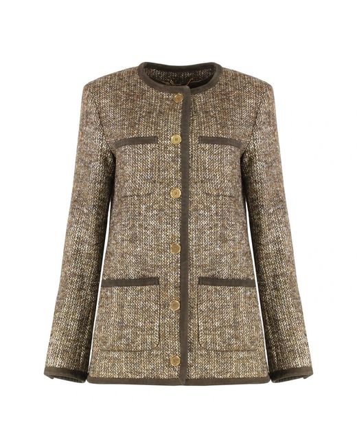 Golden Goose Deluxe Brand Green Tweed Jackets