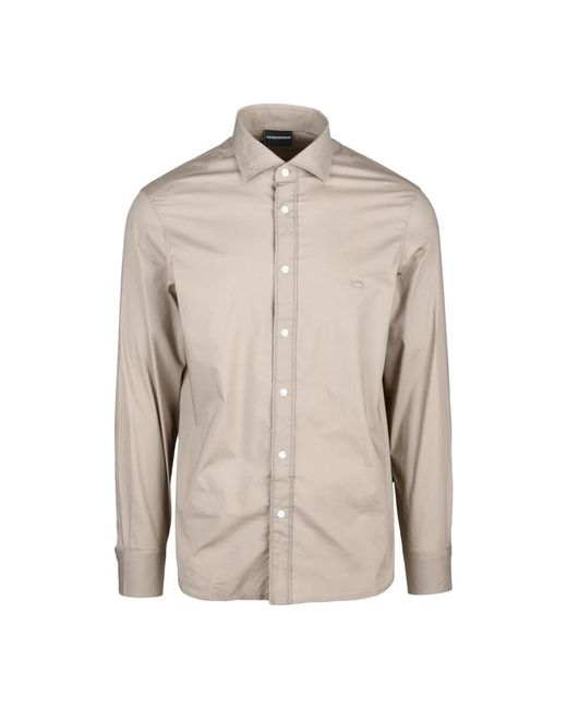 Emporio Armani Natural Casual Shirts for men