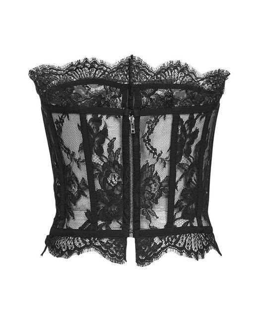 Dolce & Gabbana Black Sleeveless Tops