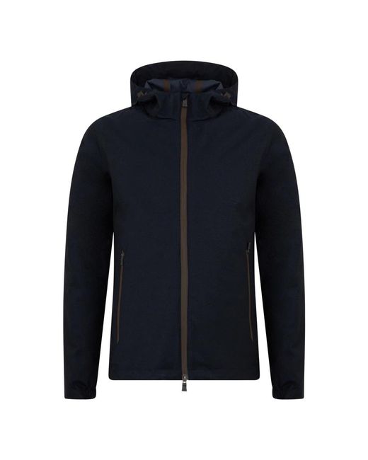 Herno Hooded Jacket in het Blue voor heren