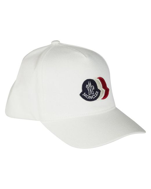 Moncler Cappello Baseball in het White