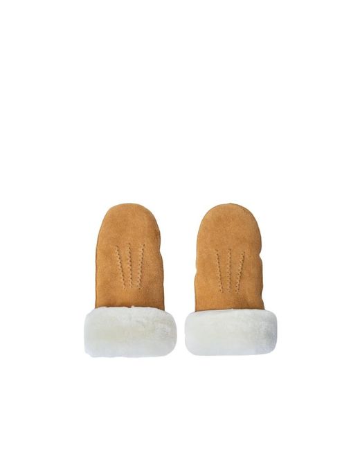 Re:designed Accessoires ,Bruin ,Leer Kasa 6515 Handschoenen in het Natural
