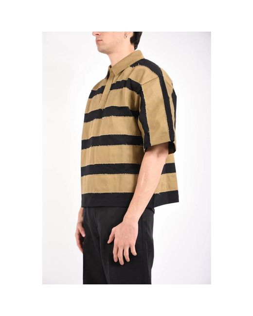 Nine:inthe:morning Black Polo Shirts for men