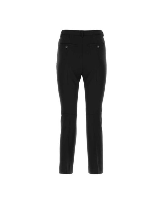 Sportmax Black Slim-Fit Trousers