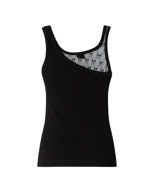 Sleeveless Tops Pinko de color Black