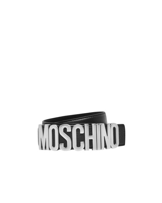 Moschino Black Belts for men