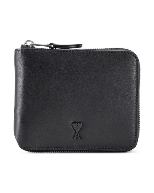 AMI Black Compact Wallet