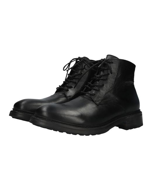 Blackstone Schnürstiefel in Black für Herren