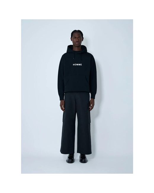 Comme des Garçons Blue Hoodies for men