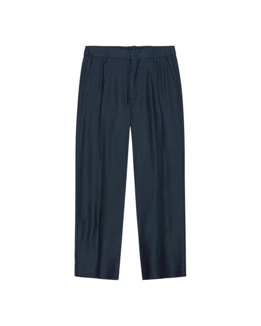 NN07 Blue Wide Trousers for men