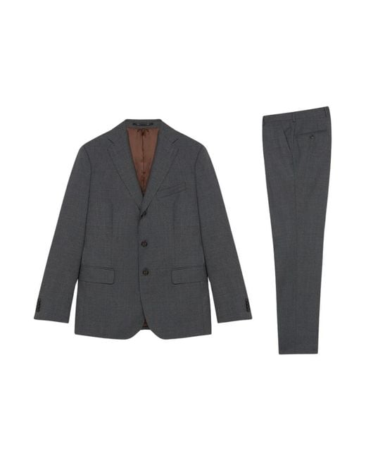 Brooks Brothers Gray Single Breasted Suits for men