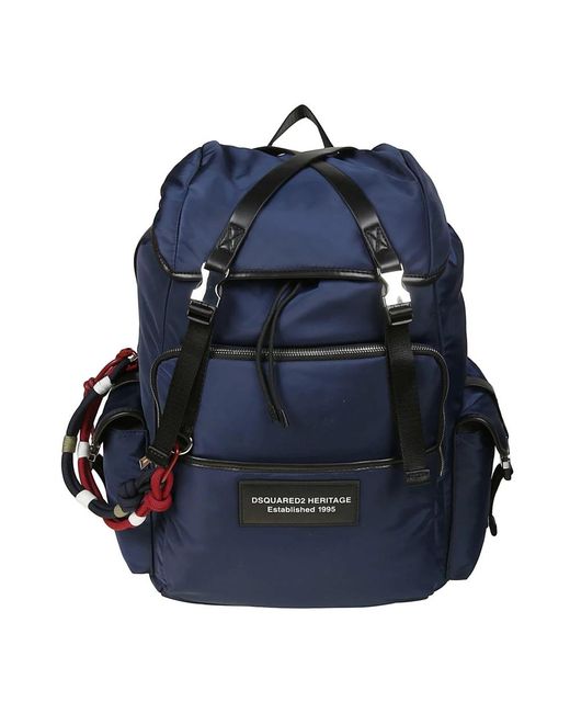 DSquared² Heritage Backpack in het Blue voor heren