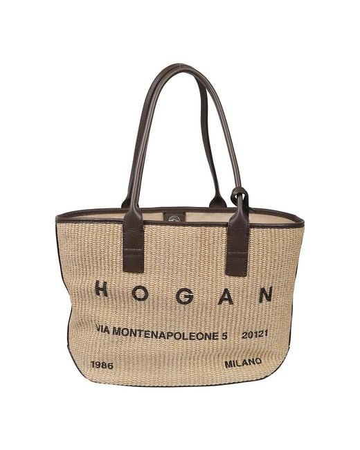 Hogan Natural Tote Bags