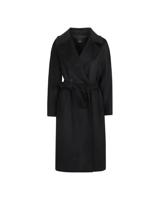 Weekend by Maxmara Black Reiner wollgürtel kimono tel
