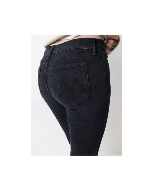 Jeans > cropped jeans Mother en coloris Black