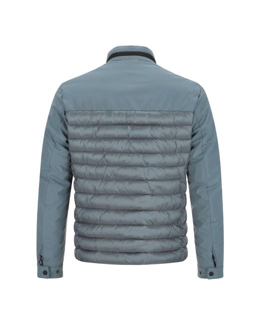 Milestone Jassen ,Blauw ,Stijlvolle Blouson Jas in het Blue voor heren