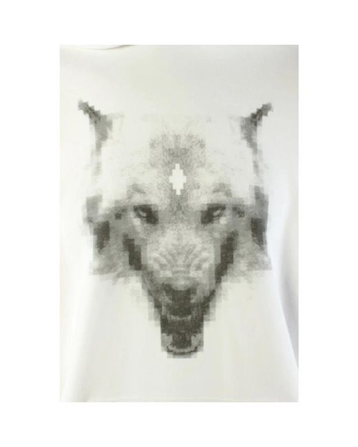 Marcelo Burlon White Hoodies for men